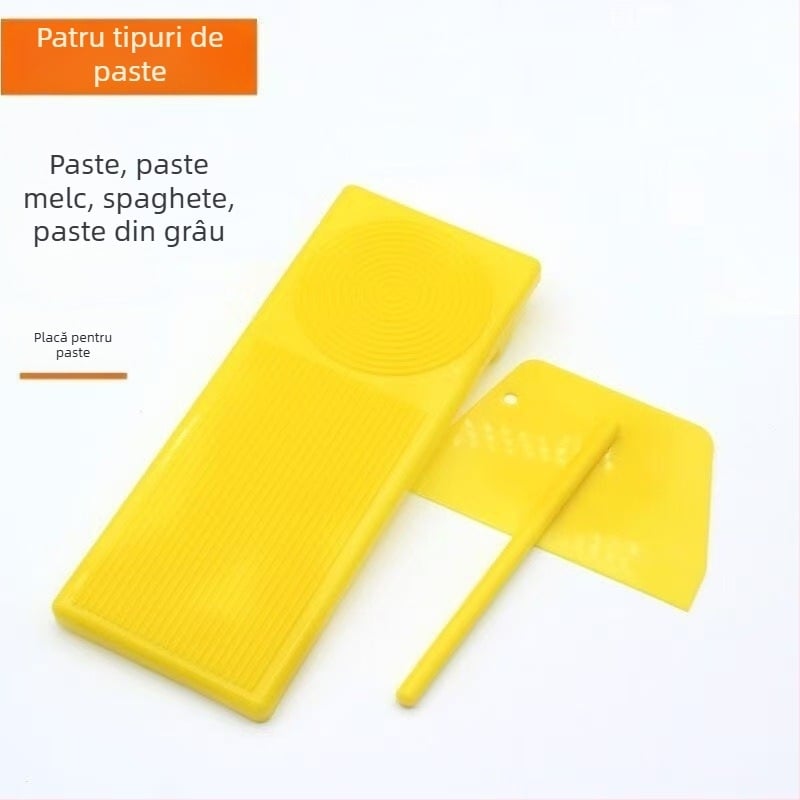 Kit manual multifuncțional de unelte bucătărie pentru paste: paste, tăiței de hrișcă, tăiței în formă de pește și o placă de frământat