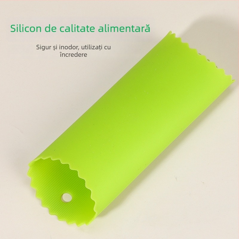 Curățător și zdrobitor de usturoi din silicon, manual, cu design cu puncte și fund sigilat – unealtă de bucătărie