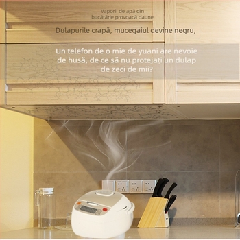 Scut de vapori pentru dulap montat pe perete; separator pentru fum și ulei în bucătărie; panou rezistent la ulei; protecție împotriva condensului pentru oala de orez