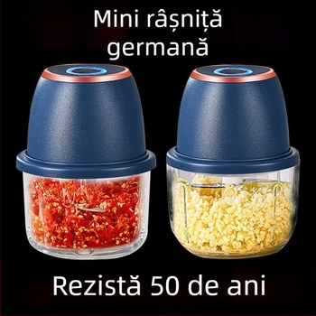 Măcinător de usturoi cu capac, pentru uz casnic; un pistol multifuncțional pentru usturoi, pastă de ardei iute și carne