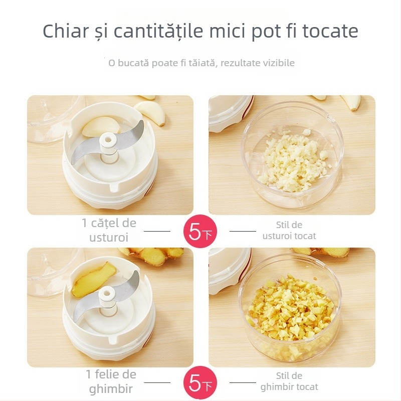 Presă manuală pentru usturoi, zdrobitor de usturoi, tocător multifuncțional pentru legume