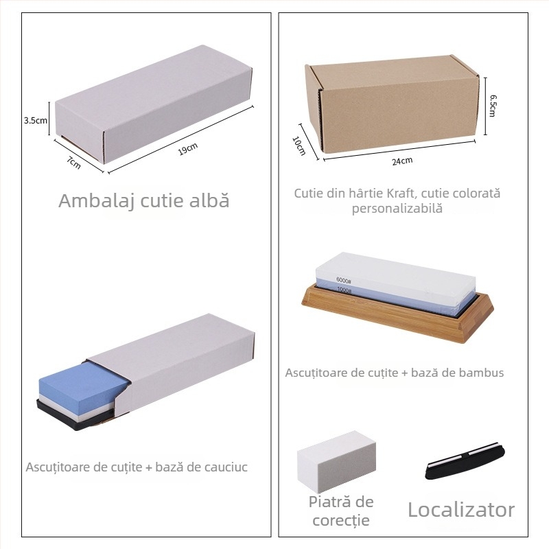Planșă dublu față pentru ascuțit cuțite de bucătărie, piatră de ascuțit din piele, unealtă portabilă de lustruire