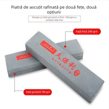 Raymond abrazivi Piatra de ascuțit în formă de barcă, corund alb, fină, cu două fețe