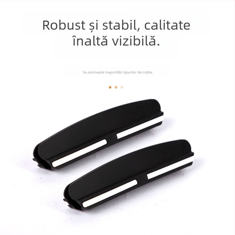 Ghid pentru ascuțirea cuțitelor cu unghi fix, piatră ceramică de ghidaj, poziționare precisă