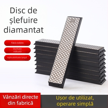 Disc diamant dreptunghiular fagure 150x30 pentru ascuțerea cuțitelor și lustruirea sigiliilor din jad