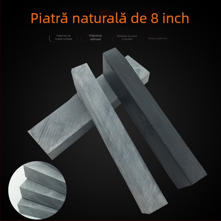 Piatră naturală de ascuțit, piatră albastră, granulație 5000, pentru ascuțit cuțite de bucătărie, cuțite pentru prelucrarea lemnului și cuțite de pedicură.