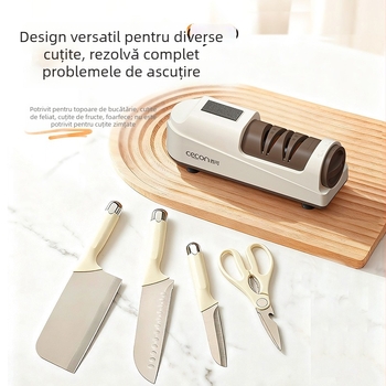 Westco ascuțitor electric pentru cuțite, uz casnic, aparat compact pentru ascuțire rapidă în bucătărie