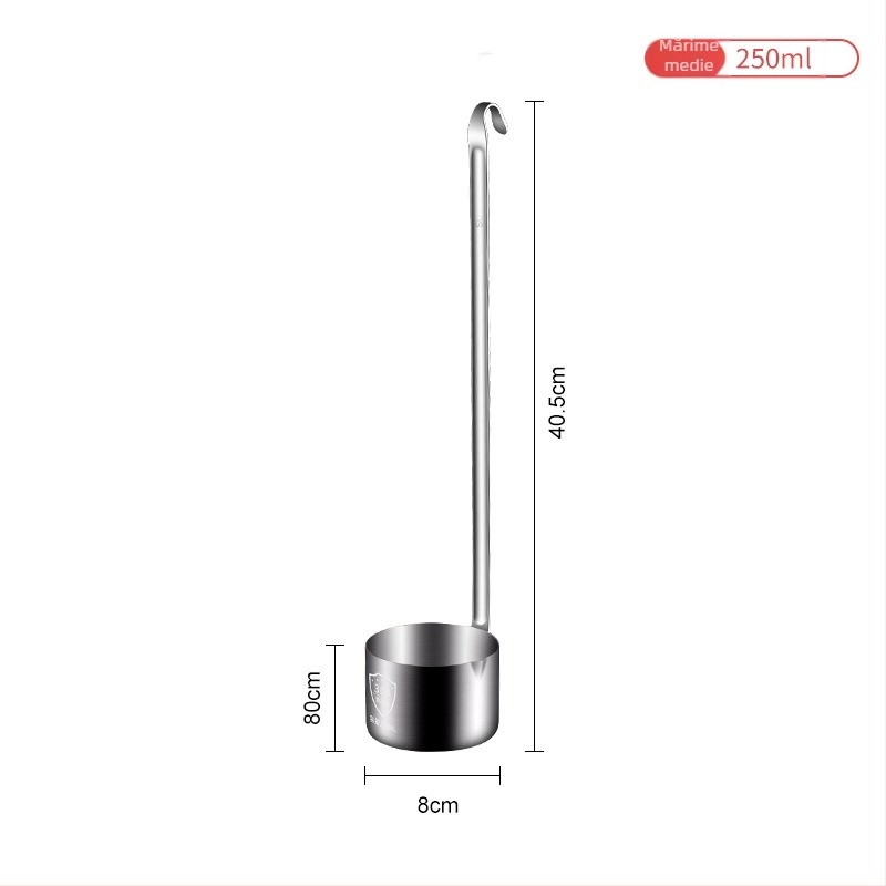 Pâlnie din oțel inoxidabil 304, cu filtru din plasă, ustensilă de bucătărie îngroșată, set cu dimensiuni multiple
