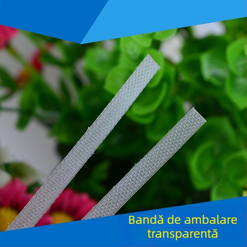 Mașină de ambalat PP, bandă transparentă, topire la cald, semi-automat