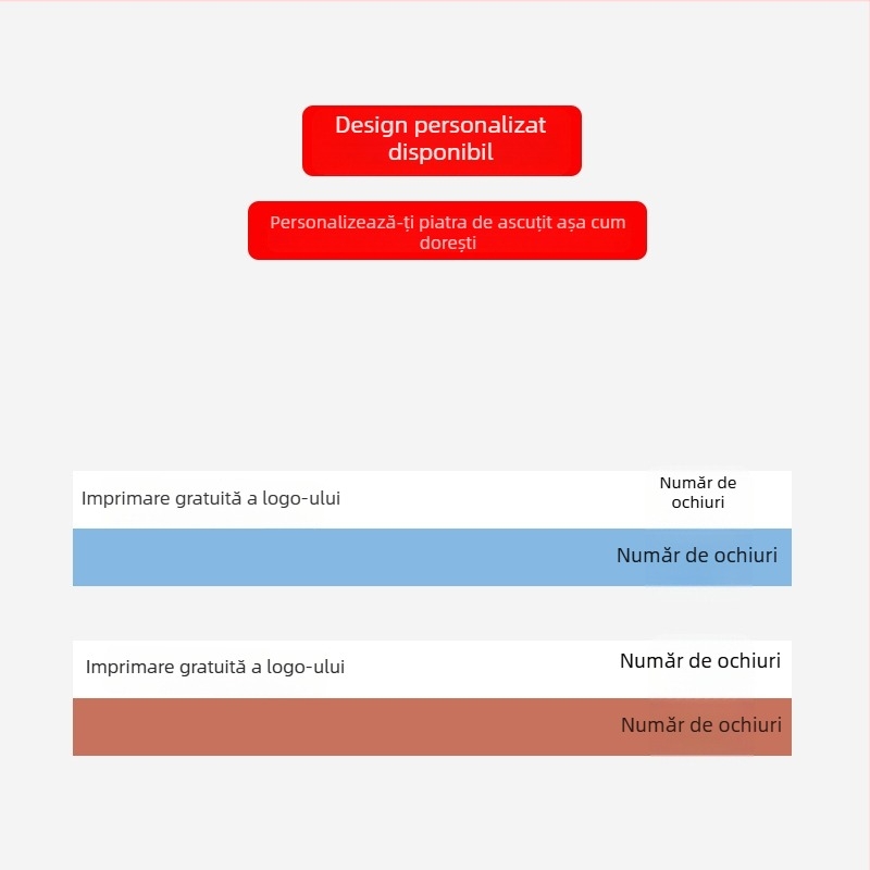 Piatră de ascuțit din corind alb, cu două fețe, cu bază – set de ascuțit cu ulei pentru bucătărie și exterior