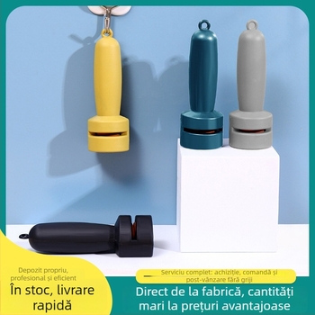 Unealtă de ascuțit pentru cuțite și foarfece, cu suport pentru piatră de ascuțit