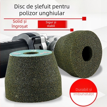 Roată de șlefuit piatră îngroșată cu diamant pentru granit și piatră, disc de polisare, carburi de siliciu verde
