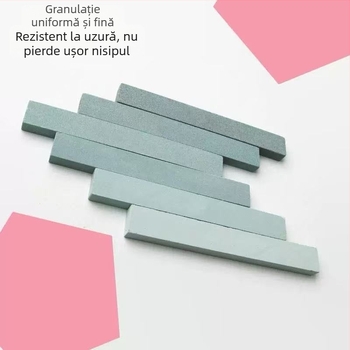 Piatră profesională de ascuțit din siliciu-carbide verde pentru uz casnic, piatră de ulei pentru cuțite de bucătărie, lustruire ultrafină, dimensiuni 150×20×10 mm