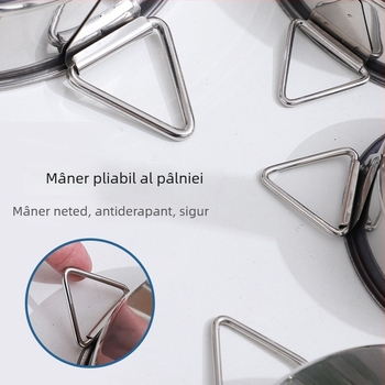 Funnel din oțel inoxidabil, diametru mare, 8–20 cm, pentru ulei, vin și sosuri.
