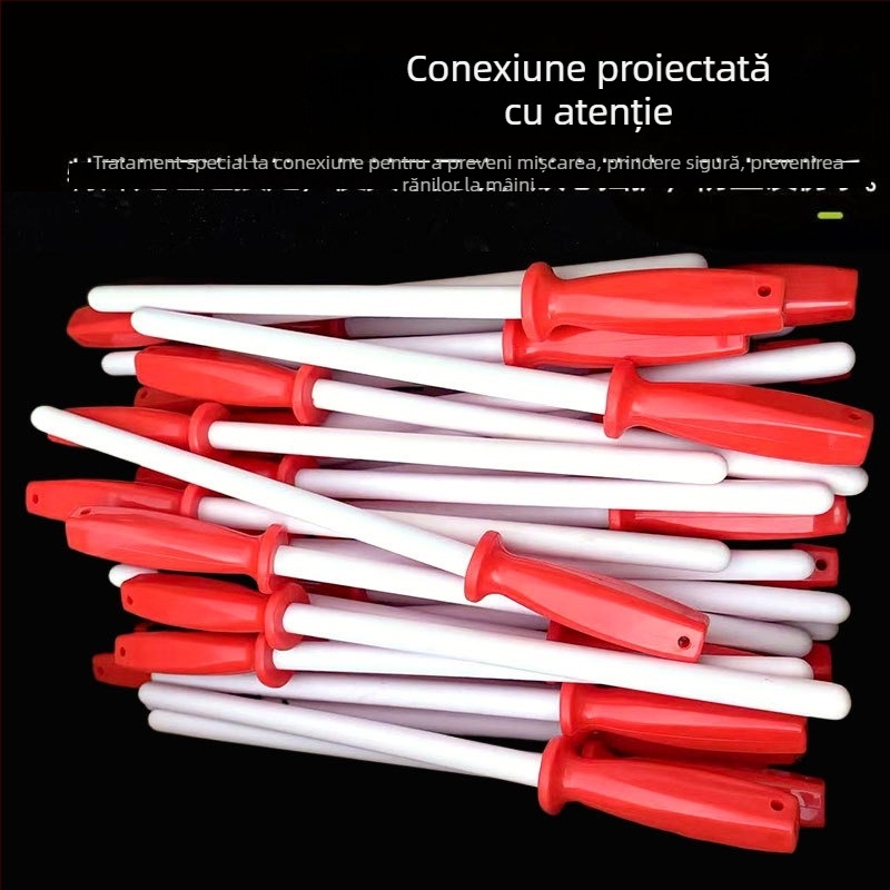 Rod ceramic de ascuțit pentru cuțite, finisaj porțelan, granulație fină pentru bucătăriilor comerciale