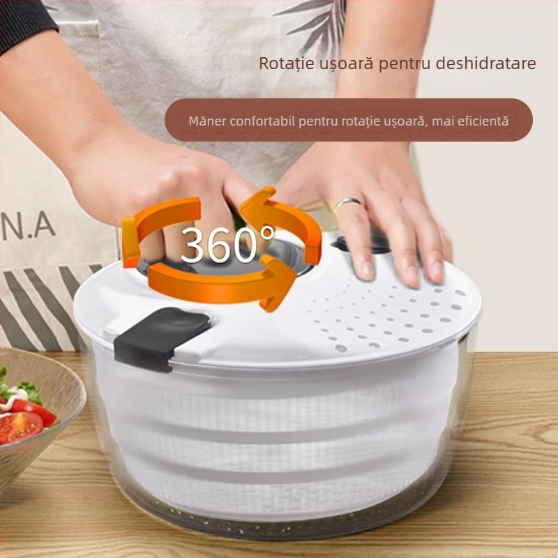 Personalizat 2-în-1 Dehidrator și Tăietor de Legume, Dehidrator pentru Salate, Dispozitiv Multifuncțional pentru Răzuire și Feliere