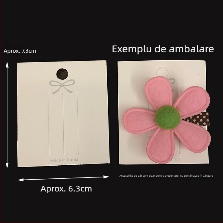 Carduri din carton pentru funda pentru agrafe de păr DIY - aproximativ 100 de foi în dimensiuni variate