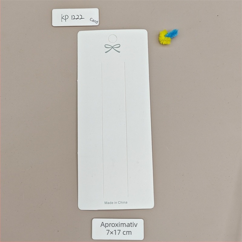 Carduri din carton pentru funda pentru agrafe de păr DIY - aproximativ 100 de foi în dimensiuni variate