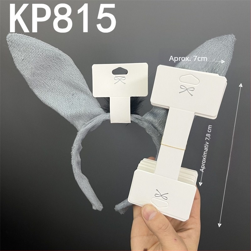 Carduri din carton pentru funda pentru agrafe de păr DIY - aproximativ 100 de foi în dimensiuni variate