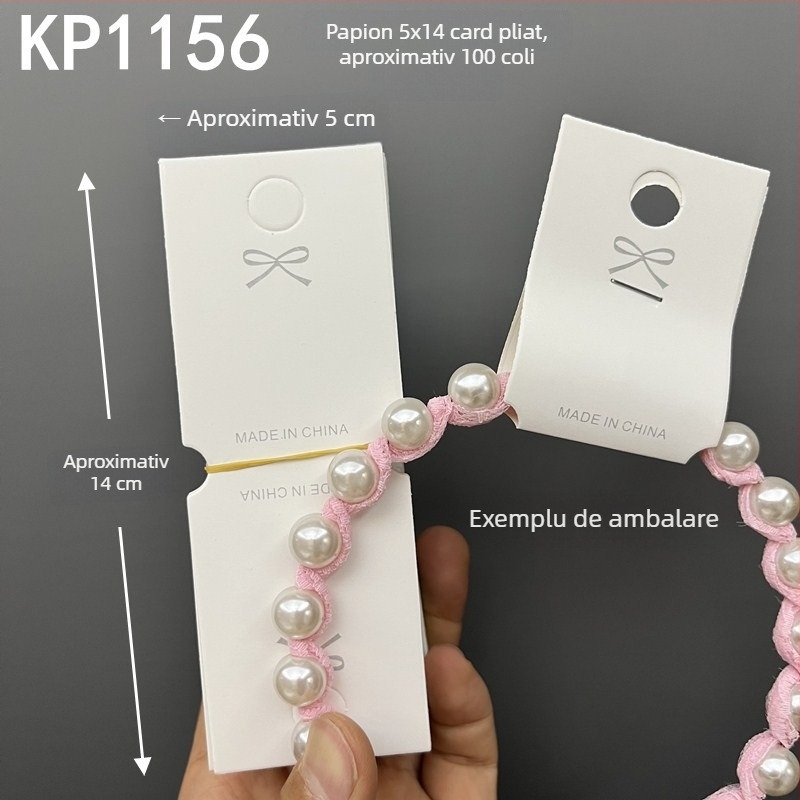 Carduri din carton pentru funda pentru agrafe de păr DIY - aproximativ 100 de foi în dimensiuni variate
