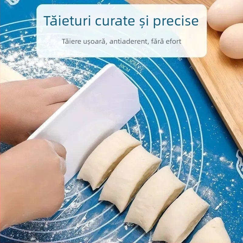 Set de unelte pentru bucătărie: spatulă pentru cremă, tăietor de aluat, tăietor de rulouri de orez, tăietor pentru chifle la aburi, tăietor pentru clătite, formă pentru jeleu, spatulă din plastic, unelte pentru coacere casnice