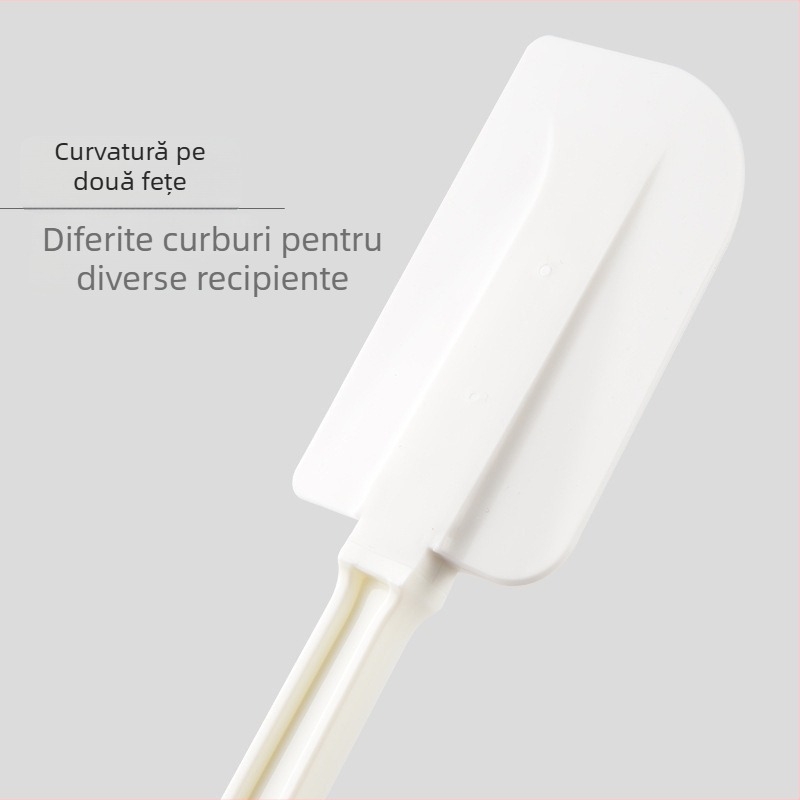 Set de ustensile bucătărie: spatulă mare îngroșată pentru coacere, din PP și silico-plastic – calitate alimentară