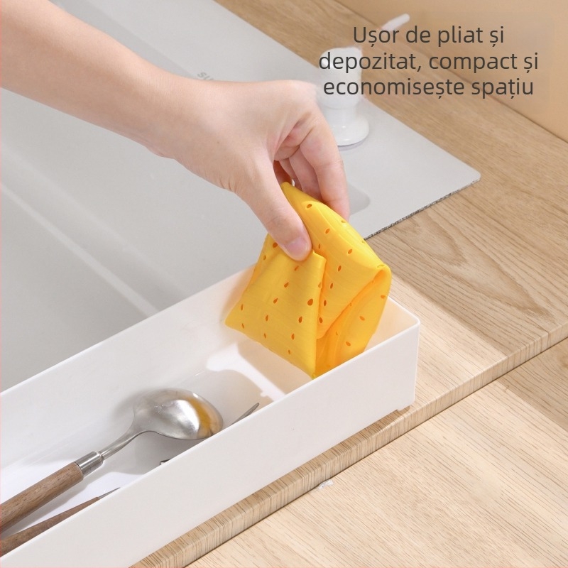 Coș de spălat din silicon cu drenaj – coș de scurgere pentru salate și varză murată