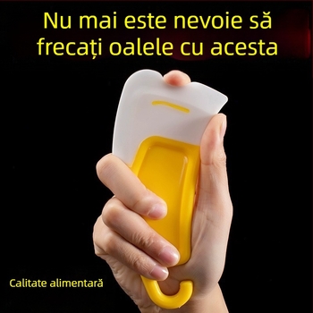 Spatulă din silicon în stil japonez pentru curățarea fundului oalei, rezistentă la temperaturi înalte, potrivită pentru spălat oale și vase
