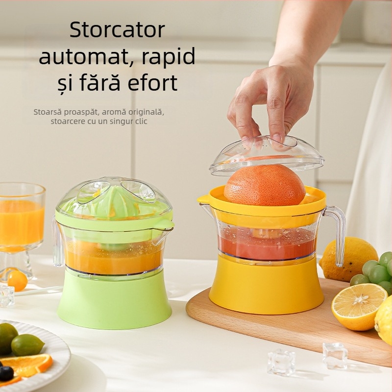 Storcător electric pentru uz casnic, storcător de fructe compact pentru portocale și lămâi