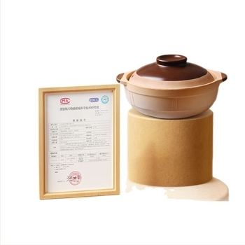 Kinsolic Oală de lut retro cu capac ceramic, pentru aragaz cu gaz, rezistentă la temperaturi înalte, potrivită pentru orez și tocănițe