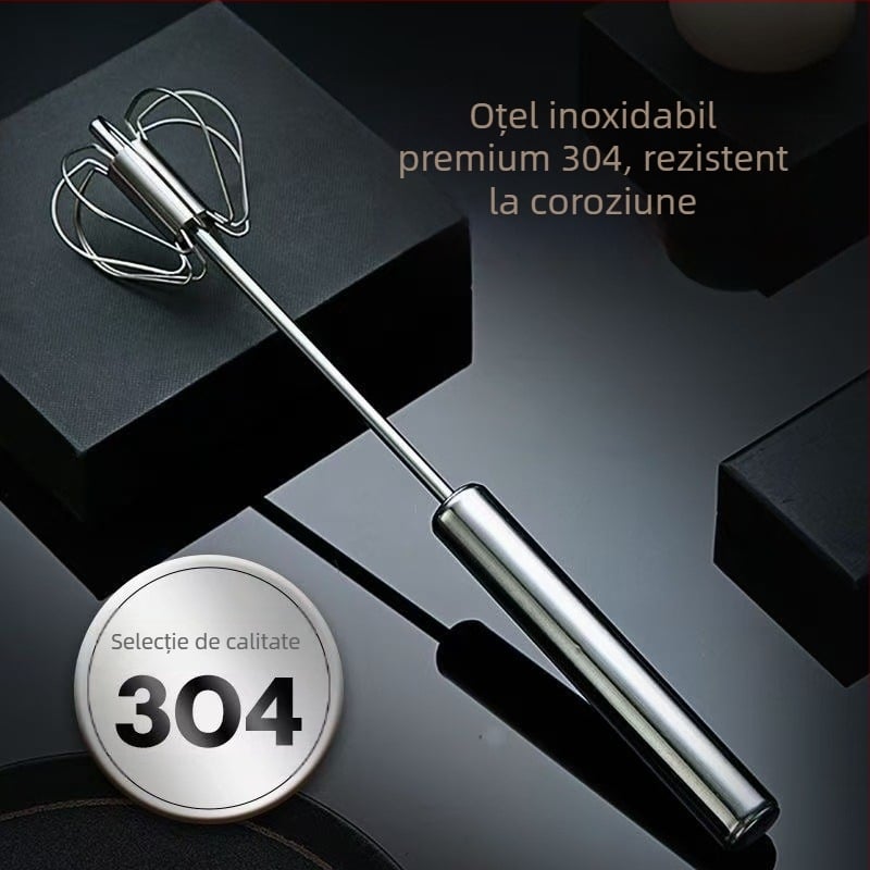 Tel pentru ouă din oțel inoxidabil 304, manual, pentru bucătărie casnică
