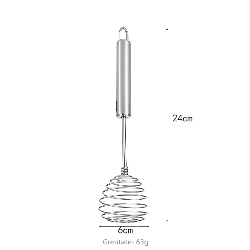 Tel de ouă din oțel inoxidabil 430, cu arc – manual pentru cofetărie