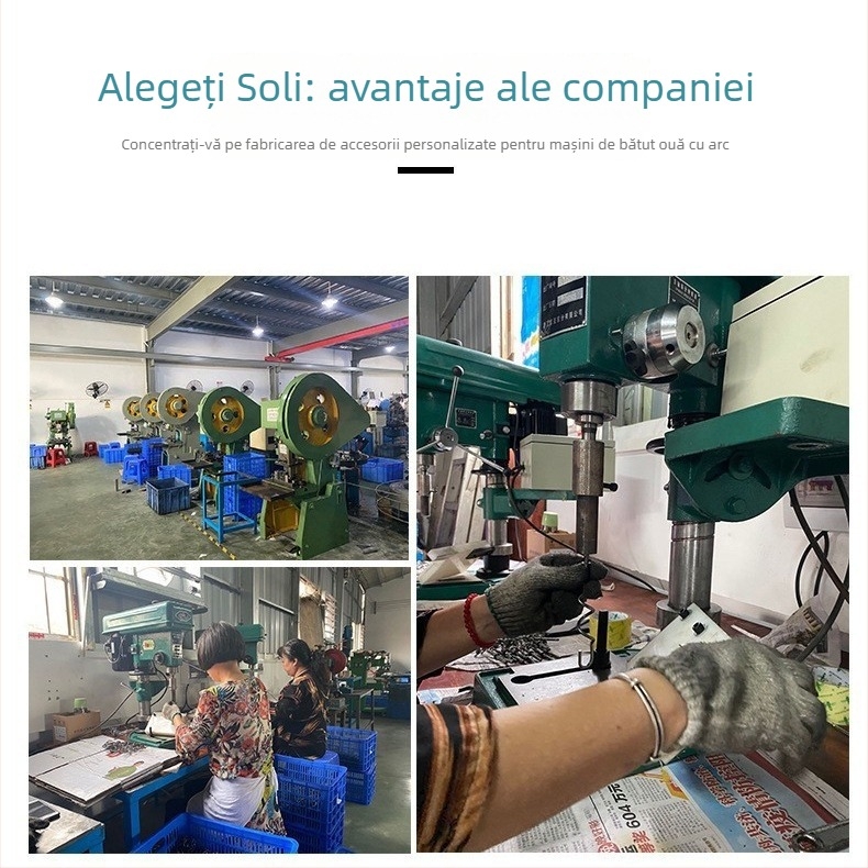 Capă R cu vârf plat, tijă de amestecare pentru tel de ouă, accesorii metalice din fier cu cromare