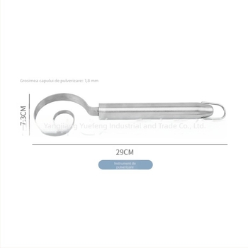 Mixer manual pentru aluat din oțel inoxidabil, uz casnic — amestecare aluat și batere a aluatului