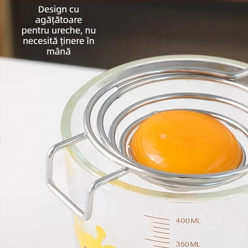 Separator din oțel inoxidabil pentru albuș și gălbenuș, pentru coacere