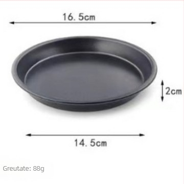 Set de tavi antiaderente pentru pizza, pentru cuptor – dimensiuni 6, 8, 9 și 10 inci