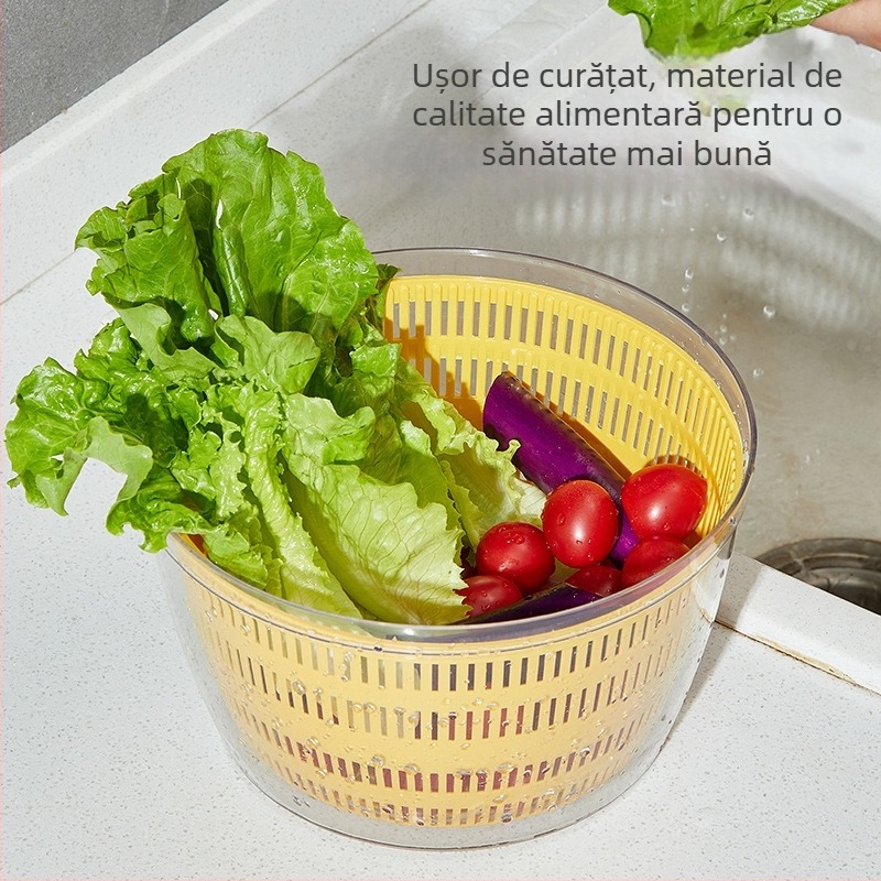 Dehidrator electric pentru legume și dispozitiv de drenaj a apei pentru salate, rezistent la temperaturi înalte, capacitate mare, ustensilă de bucătărie