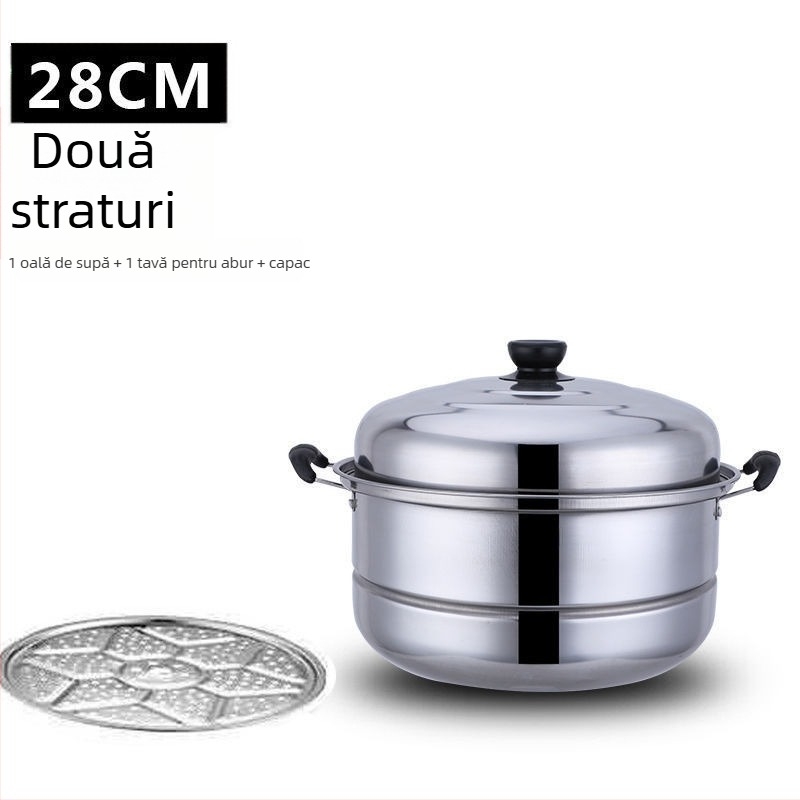 Coș de aburi îngroșat pentru oala electrică de gătit orez – grilă din oțel inoxidabil