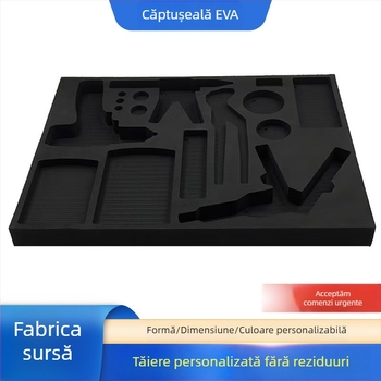 Spumă EVA pentru interior, cu protecție la șocuri pentru ambalaje, tavă din spumă cu forme speciale gravate pentru piese de ștanțat