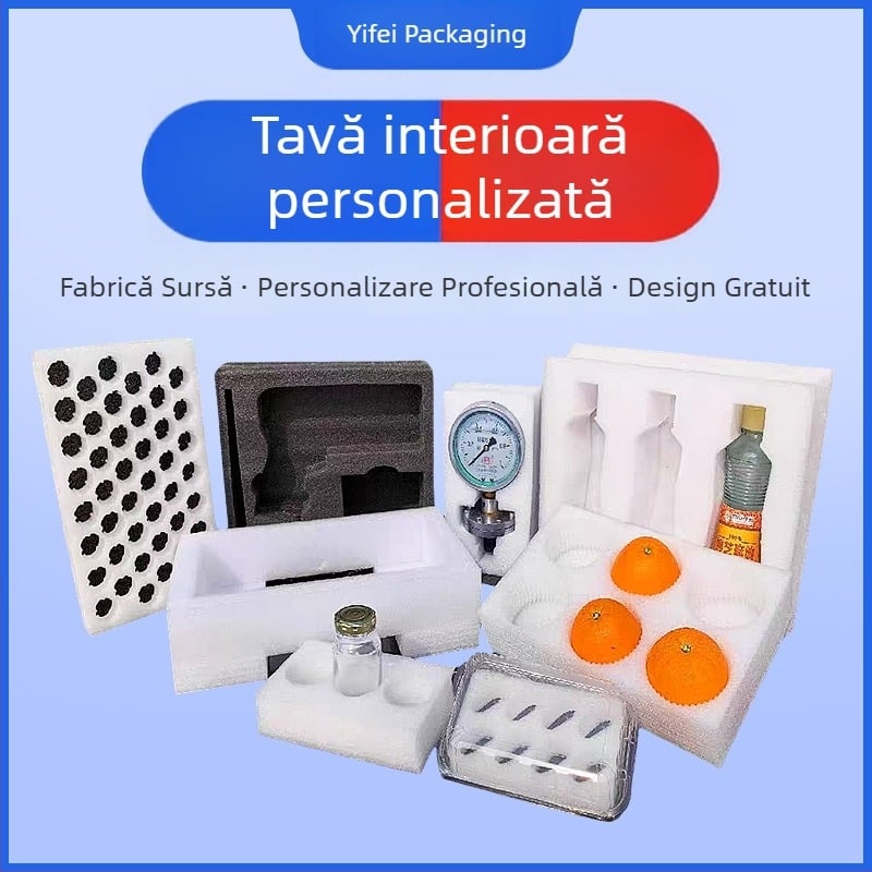 Izolație din spumă EPE, insertie de înaltă densitate, carton de expediere antistat, protecție împotriva șocurilor și coliziunilor, bază fixă