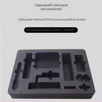 Înveliș din spumă EVA neagră, foaie EVA de înaltă rigiditate, material placă EVA, cu mai multe specificații