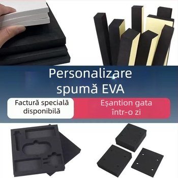 Înveliș din spumă EVA neagră, foaie EVA de înaltă rigiditate, material placă EVA, cu mai multe specificații