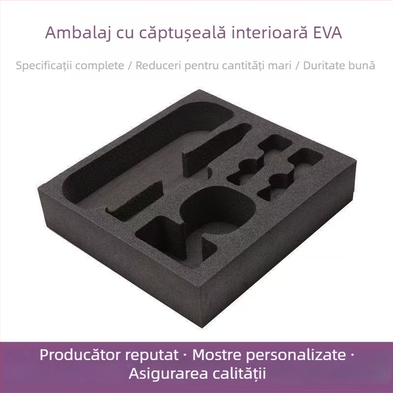 Înveliș din spumă EVA neagră, foaie EVA de înaltă rigiditate, material placă EVA, cu mai multe specificații