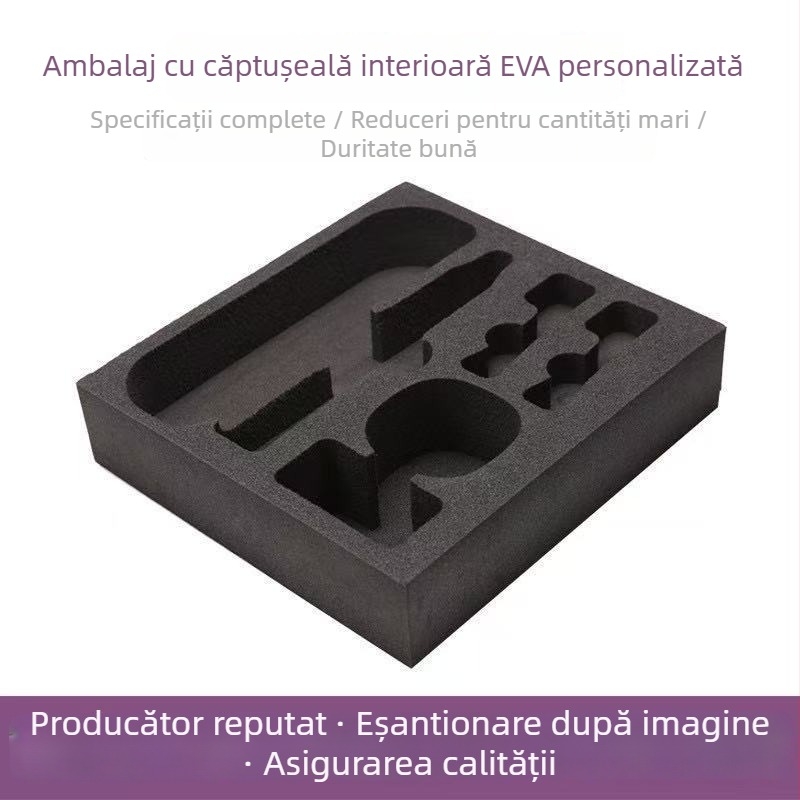 Înveliș din spumă EVA neagră, foaie EVA de înaltă rigiditate, material placă EVA, cu mai multe specificații