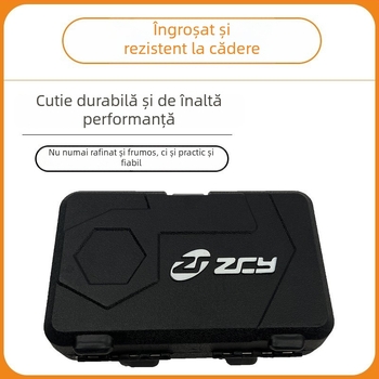 Set de unelte pentru reparații auto, etichetă privată, cu cheie clichet și set de capete, 72 de piese