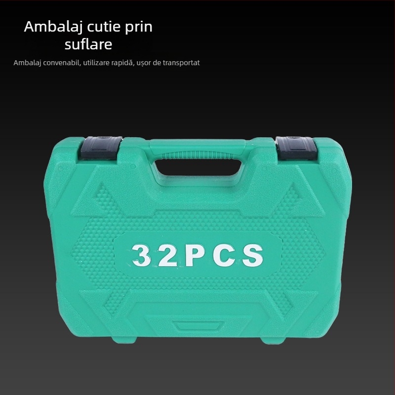 Set chei cu soclu pentru mașină, 32 buc.