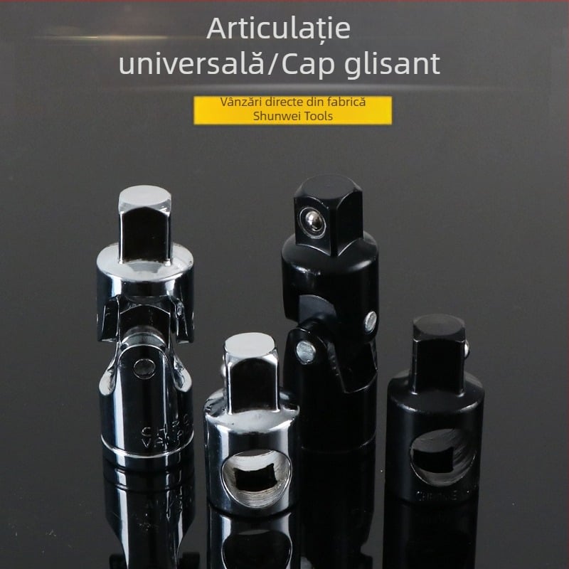 Articulație universală din oțel crom-vanadiu, 1/2 inch, pentru cheie pătrată, cu cap glisant