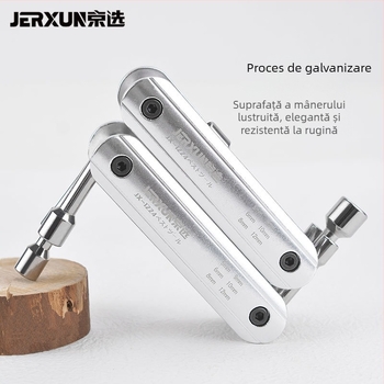 Set de șurubelnițe pliabil cu capete hexagonale — trusă multifuncțională pentru reparații auto și uz casnic