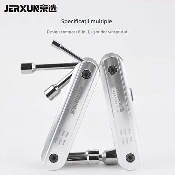 Set de șurubelnițe pliabil cu capete hexagonale — trusă multifuncțională pentru reparații auto și uz casnic