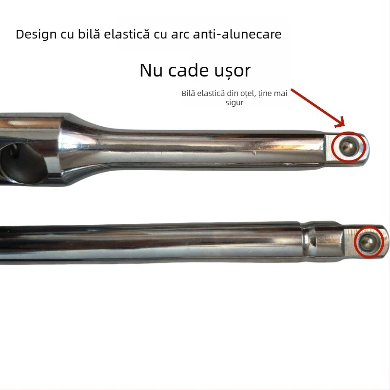 Set de chei cu socuri, cu forme T și L, cheie pentru anvelope și cheie ratchet pentru reparații auto